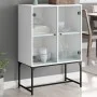 Zusatzschrank mit weißen Glastüren 69x37x100 cm von , Sideboards - Ref: Foro24-836546, Preis: 74,06 €, Rabatt: %