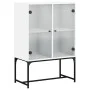 Zusatzschrank mit weißen Glastüren 69x37x100 cm von , Sideboards - Ref: Foro24-836546, Preis: 74,06 €, Rabatt: %