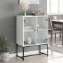 Zusatzschrank mit weißen Glastüren 69x37x100 cm von , Sideboards - Ref: Foro24-836546, Preis: 74,06 €, Rabatt: %