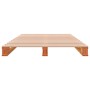 Massives Palettenbett aus wachsbraunem Kiefernholz, 90 x 200 cm von , Betten und Lattenroste - Ref: Foro24-844452, Preis: 93,...