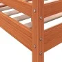 Hochbett aus massivem, wachsbraunem Kiefernholz, 75 x 190 cm von , Betten und Lattenroste - Ref: Foro24-844484, Preis: 125,96...