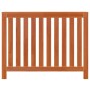 Cubierta radiador madera maciza pino marrón cera 108,5x19x84 cm