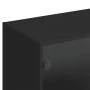 Regal mit Türen Holzwerkstoff schwarz 136x37x142 cm von , Bücherregale und Regale - Ref: Foro24-3206525, Preis: 254,92 €, Rab...