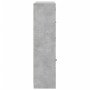 Regal mit Türen Holzwerkstoff grau 136x37x142 cm von , Bücherregale und Regale - Ref: Foro24-3206527, Preis: 293,96 €, Rabatt: %