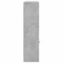Shelf with gray engineered wood doors 136x37x142 cm by , Bookcases and shelves - Ref: Foro24-3206527, Price: 288,62 €, Discou...