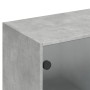 Regal mit Türen Holzwerkstoff grau 136x37x142 cm von , Bücherregale und Regale - Ref: Foro24-3206527, Preis: 293,96 €, Rabatt: %