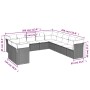 Garden sofa set 11 pieces with beige synthetic rattan cushions by , Garden sets - Ref: Foro24-3217879, Price: 696,42 €, Disco...