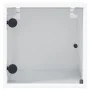 Nachttisch mit weißer Glastür 35x37x35 cm von , Nachttische - Ref: Foro24-836462, Preis: 27,49 €, Rabatt: %