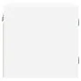 Mesita de noche con puerta de vidrio blanco 35x37x35 cm de , Mesitas de noche - Ref: Foro24-836462, Precio: 27,49 €, Descuent...