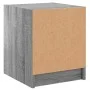 Sonoma Nachttisch mit grauer Glastür 35x37x42 cm von , Nachttische - Ref: Foro24-836353, Preis: 34,28 €, Rabatt: %