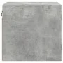 Nachttische mit Glastüren 2 Stk. Betongrau 35x37x35 cm von , Nachttische - Ref: Foro24-836469, Preis: 37,24 €, Rabatt: %