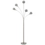 Silver floor lamp 5 x E14 200 cm by vidaXL, Lamps - Ref: Foro24-282417, Price: 114,08 €, Discount: %