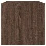 Wandmöbel Glastüren 2 Stk. braune Eiche 68,5x37x35 cm von , Schließfächer und Lagerschränke - Ref: Foro24-836510, Preis: 79,6...