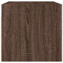 Wandmöbel Glastüren 2 Stk. braune Eiche 68,5x37x35 cm von , Schließfächer und Lagerschränke - Ref: Foro24-836510, Preis: 80,6...