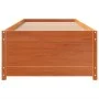 Sofá cama de madera maciza de pino marrón cera 90x200 cm de , Camas y somieres - Ref: Foro24-844478, Precio: 209,28 €, Descue...