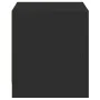Nachttisch mit schwarzer Glastür 35x37x42 cm von , Nachttische - Ref: Foro24-836345, Preis: 33,13 €, Rabatt: %