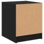 Nachttisch mit schwarzer Glastür 35x37x42 cm von , Nachttische - Ref: Foro24-836345, Preis: 33,13 €, Rabatt: %
