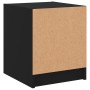 Nachttisch mit schwarzer Glastür 35x37x42 cm von , Nachttische - Ref: Foro24-836345, Preis: 33,57 €, Rabatt: %