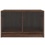 Couchtisch mit Glastüren aus brauner Eiche 68x50x42 cm von , Couchtisch - Ref: Foro24-836370, Preis: 45,56 €, Rabatt: %