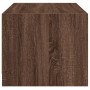 Couchtisch mit Glastüren aus brauner Eiche 68x50x42 cm von , Couchtisch - Ref: Foro24-836370, Preis: 45,56 €, Rabatt: %
