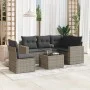 Set de muebles de jardín 6 pzas y cojines ratán sintético gris de , Conjuntos de jardín - Ref: Foro24-3218970, Precio: 367,01...