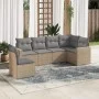 Juego de sofás jardín con cojines 6 pzas ratán sintético beige by , Garden sets - Ref: Foro24-3219019, Price: 385,57 €, Disco...
