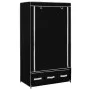 Black fabric wardrobe 87x49x159 cm by vidaXL, Wardrobes - Ref: Foro24-282457, Price: 45,96 €, Discount: %