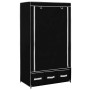Kleiderschrank aus schwarzem Stoff, 87 x 49 x 159 cm von vidaXL, Kleiderschränke - Ref: Foro24-282457, Preis: 46,40 €, Rabatt: %