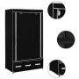 Black fabric wardrobe 87x49x159 cm by vidaXL, Wardrobes - Ref: Foro24-282457, Price: 45,96 €, Discount: %