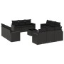 Set de sofás de jardín y cojines 13 pzas ratán sintético negro by , Modular outdoor sofas - Ref: Foro24-3251112, Price: 987,9...