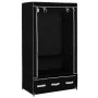 Black fabric wardrobe 87x49x159 cm by vidaXL, Wardrobes - Ref: Foro24-282457, Price: 45,96 €, Discount: %