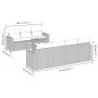 Set de sofás de jardín 8 piezas y cojines ratán sintético negro by , Modular outdoor sofas - Ref: Foro24-3251062, Price: 551,...