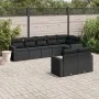 Set de sofás de jardín 8 piezas y cojines ratán sintético negro by , Modular outdoor sofas - Ref: Foro24-3251552, Price: 584,...