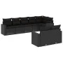 Set de sofás de jardín 8 piezas y cojines ratán sintético negro by , Modular outdoor sofas - Ref: Foro24-3251552, Price: 584,...
