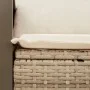 Sofá de jardín con cojines de 2 plazas ratán sintético beige by , Outdoor sofas - Ref: Foro24-366068, Price: 170,72 €, Discou...