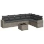 Set de sofás de jardín 8 pzas y cojines ratán sintético gris by , Garden sets - Ref: Foro24-3219050, Price: 472,38 €, Discoun...