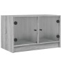 TV-Möbel mit grauen Sonoma-Glastüren 68x37x42 cm. von , TV-Möbel - Ref: Foro24-836362, Preis: 39,26 €, Rabatt: %