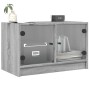 TV-Möbel mit grauen Sonoma-Glastüren 68x37x42 cm. von , TV-Möbel - Ref: Foro24-836362, Preis: 39,26 €, Rabatt: %