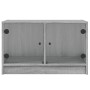 TV-Möbel mit grauen Sonoma-Glastüren 68x37x42 cm. von , TV-Möbel - Ref: Foro24-836362, Preis: 39,26 €, Rabatt: %