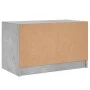 Mueble de TV con puertas de vidrio gris hormigón 68x37x42 cm de , Muebles TV - Ref: Foro24-836360, Precio: 38,01 €, Descuento: %