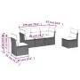 Juego de sofás jardín con cojines 5 pzas ratán sintético beige by , Garden sets - Ref: Foro24-3249188, Price: 307,42 €, Disco...
