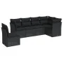 Set de sofás de jardín 6 piezas y cojines ratán sintético negro de , Conjuntos de jardín - Ref: Foro24-3249534, Precio: 387,1...