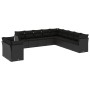 Set de sofás de jardín 11 pzas y cojines ratán sintético negro by , Garden sets - Ref: Foro24-3249714, Price: 735,12 €, Disco...