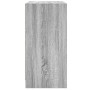 Nebenschrank mit grauen Sonoma-Glastüren 68x37x75,5 cm. von , Sideboards - Ref: Foro24-836383, Preis: 78,58 €, Rabatt: %