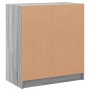 Nebenschrank mit grauen Sonoma-Glastüren 68x37x75,5 cm. von , Sideboards - Ref: Foro24-836383, Preis: 78,58 €, Rabatt: %