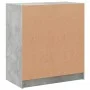 Nebenschrank mit grauen Glastüren und Betonoptik 68x37x75,5 cm. von , Sideboards - Ref: Foro24-836381, Preis: 75,20 €, Rabatt: %