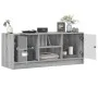 TV-Möbel mit grauen Sonoma-Glastüren 102x37x42 cm. von , TV-Möbel - Ref: Foro24-836376, Preis: 64,78 €, Rabatt: %