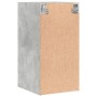 Wandmöbel mit grauen Glastüren und Betonoptik, 35x37x68,5 cm. von , Schließfächer und Lagerschränke - Ref: Foro24-836479, Pre...