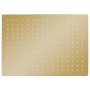 Cabezal ducha efecto lluvia acero inox cuadrado dorado 40x30cm en Cabezales de ducha | Comprar online en Foro24
