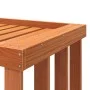 Außenholzständer aus braunem Kiefernholz mit Wachsbeschichtung, 109x52x106 cm. von , Brennholztaschen und -halter - Ref: Foro...
